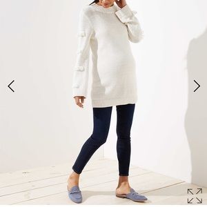 LOFT Petite Maternity Denim Leggings/Jeans